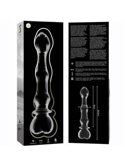 Nebula Series By Ibiza - Modello 21 Dildo in Vetro Borosilicato 20,5 X 3,5 CM Trasparente