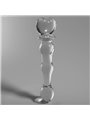 Nebula Series By Ibiza - Modello 21 Dildo in Vetro Borosilicato 20,5 X 3,5 CM Trasparente