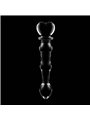 Nebula Series By Ibiza - Model 21 Dildo Borosilicate Glass 20.5 X 3.5 CM Clear