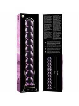 Nebula Series By Ibiza - Modello 22 Dildo in Vetro Borosilicato 21,5 X 2,5 CM Rosa