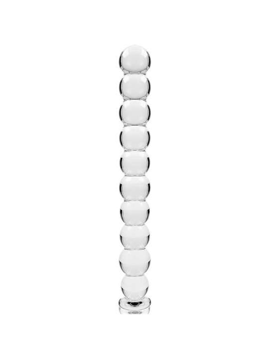 Nebula Series By Ibiza - Modello 22 Dildo in Vetro Borosilicato 21,5 X 2,5 CM Trasparente