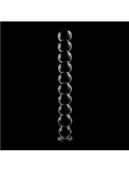 Nebula Series By Ibiza - Modello 22 Dildo in Vetro Borosilicato 21,5 X 2,5 CM Trasparente