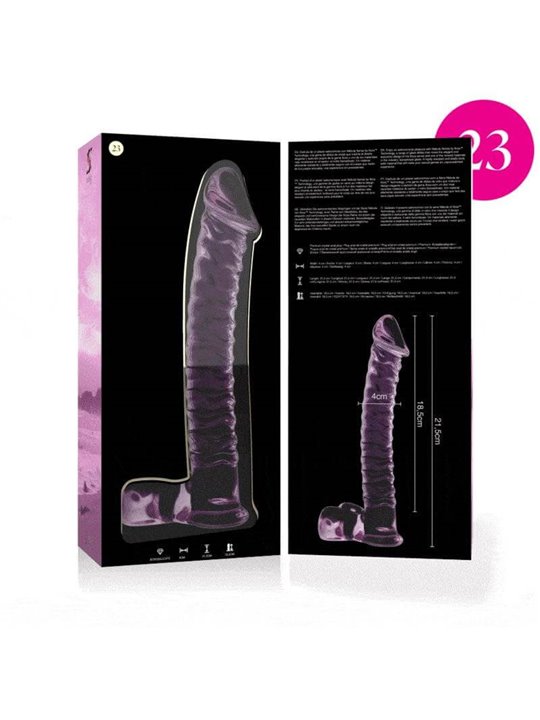 Nebula Series By Ibiza - Modello 23 Dildo in Vetro Borosilicato 21,5 X 4 CM Rosa