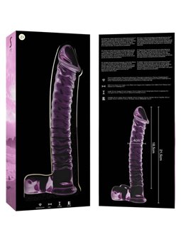 Nebula Series By Ibiza - Modello 23 Dildo in Vetro Borosilicato 21,5 X 4 CM Rosa