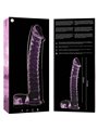 Nebula Series By Ibiza - Model 23 Dildo Borosilicate Glass 21.5 X 4 CM Pink