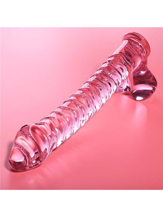 Nebula Series By Ibiza - Modello 23 Dildo in Vetro Borosilicato 21,5 X 4 CM Rosa