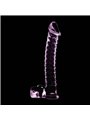 Nebula Series By Ibiza - Modello 23 Dildo in Vetro Borosilicato 21,5 X 4 CM Rosa