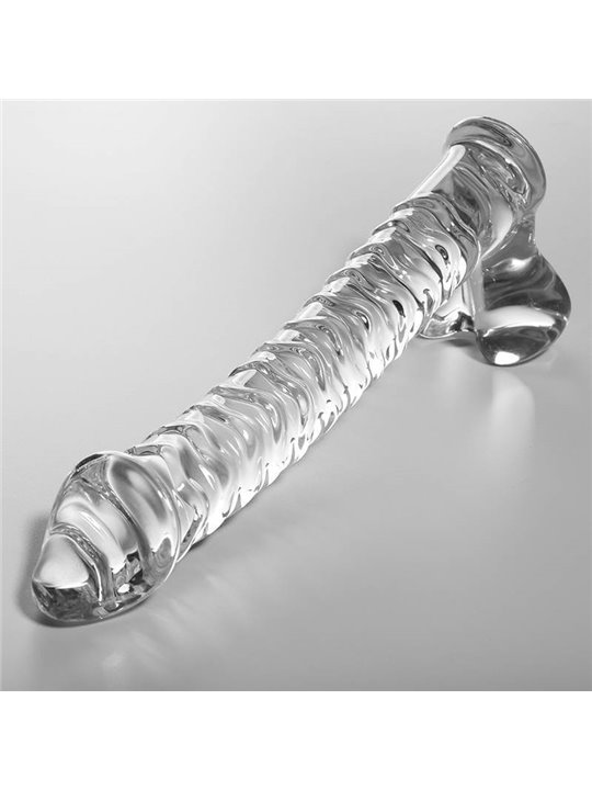 Nebula Series By Ibiza - Model 23 Dildo Borosilicate Glass 21.5 X 4 CM Clear