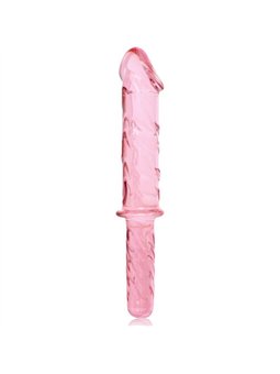 Nebula Series By Ibiza - Model 24 Dildo Borosilicate Glass 28.5 X 5 CM Pink