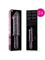 Nebula Series By Ibiza - Model 24 Dildo Borosilicate Glass 28.5 X 5 CM Pink
