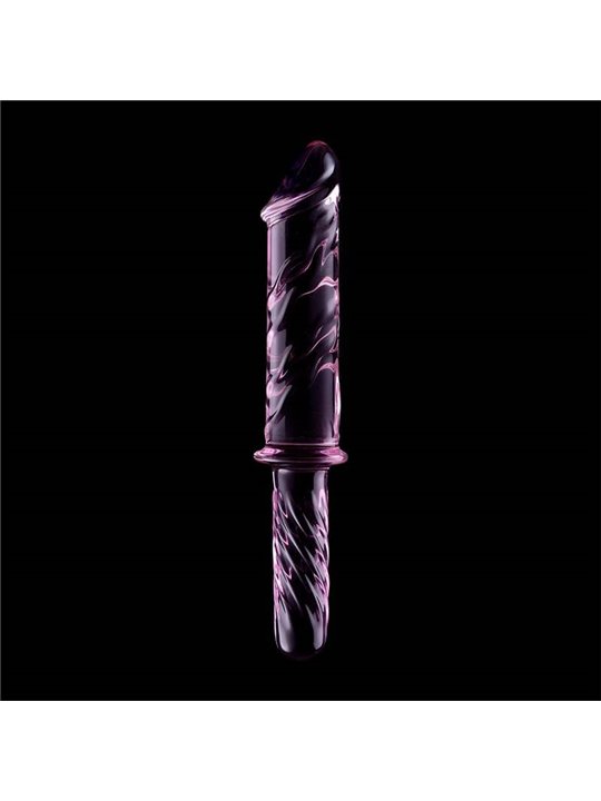 Nebula Series By Ibiza - Model 24 Dildo Borosilicate Glass 28.5 X 5 CM Pink