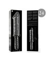 Nebula Series By Ibiza - Modello 24 Dildo in Vetro Borosilicato 28,5 X 5 CM Trasparente