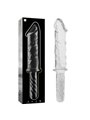 Nebula Series By Ibiza - Model 24 Dildo Borosilicate Glass 28.5 X 5 CM Clear