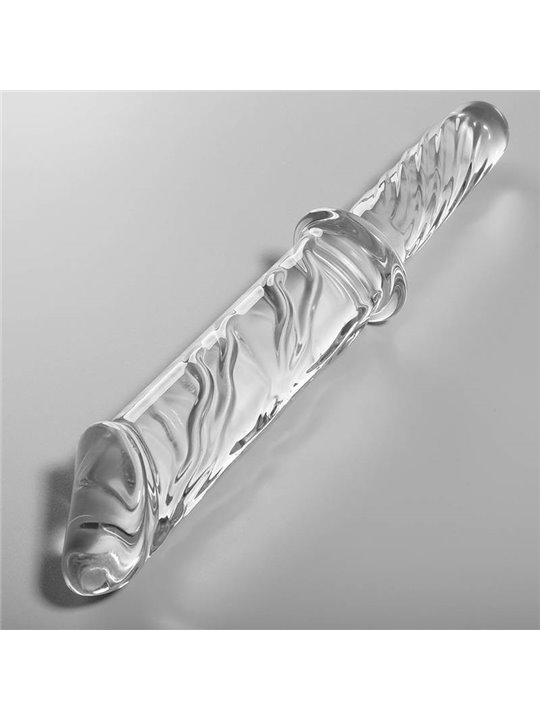 Nebula Series By Ibiza - Modello 24 Dildo in Vetro Borosilicato 28,5 X 5 CM Trasparente