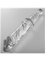 Nebula Series By Ibiza - Modello 24 Dildo in Vetro Borosilicato 28,5 X 5 CM Trasparente