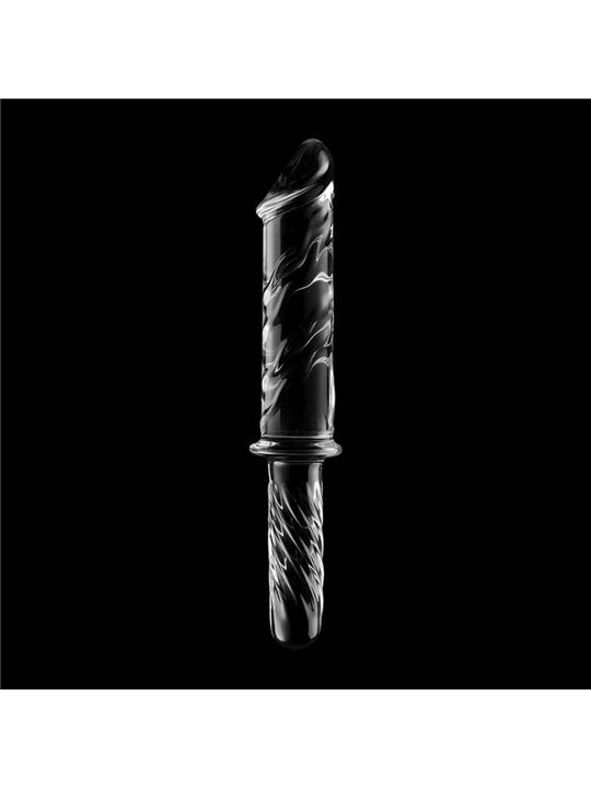 Nebula Series By Ibiza - Model 24 Dildo Borosilicate Glass 28.5 X 5 CM Clear