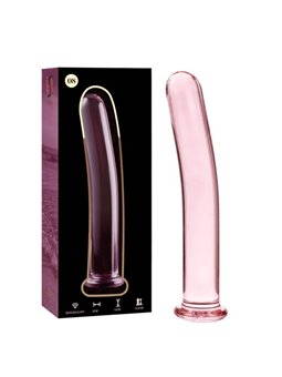 Nebula Series By Ibiza - Model 8 Dildo Borosilicate Glass 14.5 X 2 CM Pink