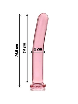 Nebula Series By Ibiza - Modello 8 Dildo in Vetro Borosilicato 14,5 X 2 CM Rosa