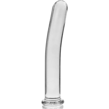 Nebula Series By Ibiza - Model 8 Dildo Borosilicate Glass 14.5 X 2 CM Clear