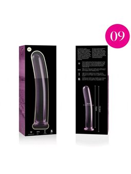 Nebula Series By Ibiza - Modello 9 Dildo in Vetro Borosilicato 15,5 X 2,5 CM Rosa