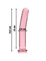 Nebula Series By Ibiza - Modello 9 Dildo in Vetro Borosilicato 15,5 X 2,5 CM Rosa