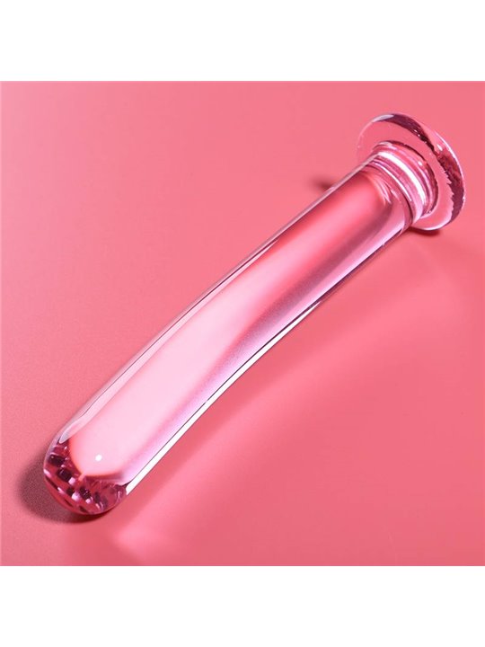 Nebula Series By Ibiza - Modello 9 Dildo in Vetro Borosilicato 15,5 X 2,5 CM Rosa