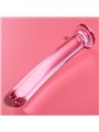 Nebula Series By Ibiza - Modello 9 Dildo in Vetro Borosilicato 15,5 X 2,5 CM Rosa