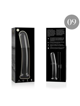 Nebula Series By Ibiza - Model 9 Dildo Borosilicate Glass 15.5 X 2.5 CM Clear