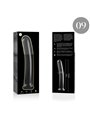 Nebula Series By Ibiza - Model 9 Dildo Borosilicate Glass 15.5 X 2.5 CM Clear