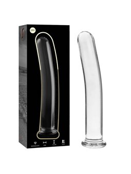 Nebula Series By Ibiza - Modello 9 Dildo in Vetro Borosilicato 15,5 X 2,5 CM Trasparente
