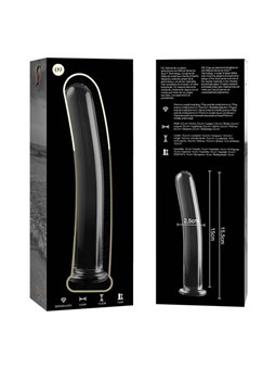 Nebula Series By Ibiza - Model 9 Dildo Borosilicate Glass 15.5 X 2.5 CM Clear