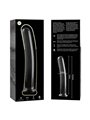 Nebula Series By Ibiza - Model 9 Dildo Borosilicate Glass 15.5 X 2.5 CM Clear