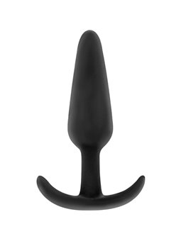 Black&Silver - Kael Silicone Anal Plug with Medium Handle