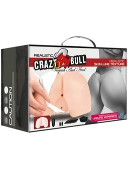 Crazy Bull 7 - Masturbatore Uomo Vibrante Busto con Ano e Vagina Realistici