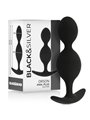 Black&Silver - Orson Plug Silicone 2 Anal Waves 9 CM