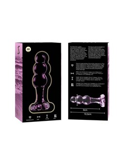Nebula Series By Ibiza - Modello 1 Plug Anale Vetro Borosilicato 10,7 X 3 CM Rosa