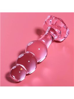 Nebula Series By Ibiza - Modello 1 Plug Anale Vetro Borosilicato 10,7 X 3 CM Rosa