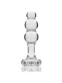 Nebula Series By Ibiza - Modello 1 Plug Anale Vetro Borosilicato 10,7 X 3 CM Trasparente
