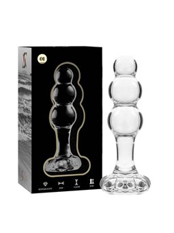 Nebula Series By Ibiza - Model 1 Plug Borosilicate Glass 10.7 X 3 CM Transparent