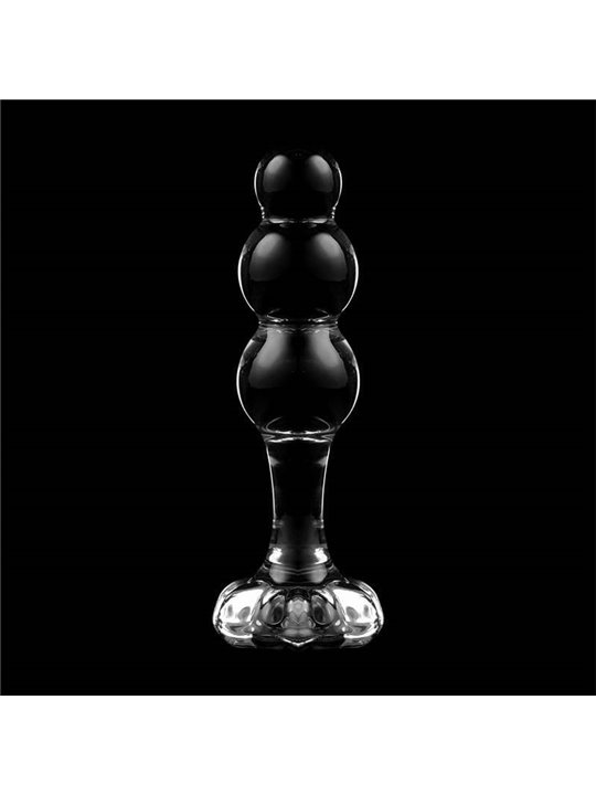 Nebula Series By Ibiza - Modello 1 Plug Anale Vetro Borosilicato 10,7 X 3 CM Trasparente
