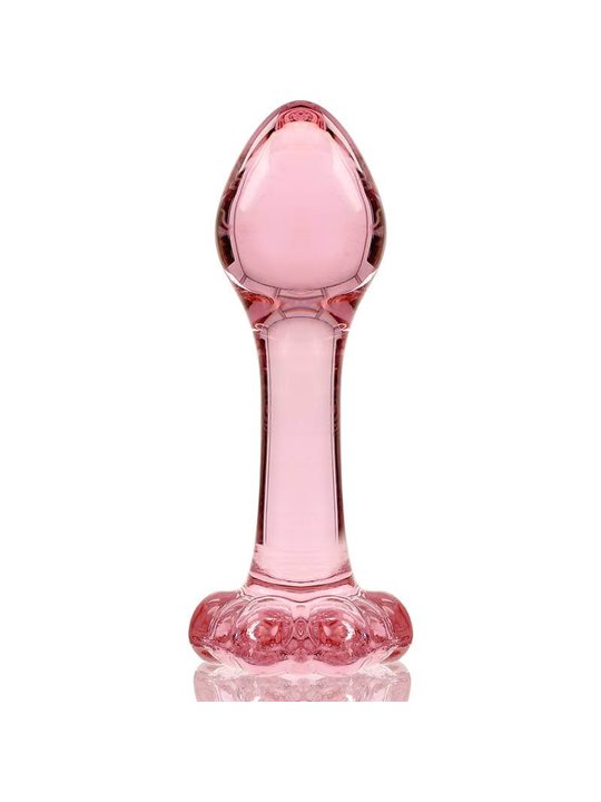 Nebula Series By Ibiza - Modello 2 Plug Anale Vetro Borosilicato 11 X 3,5 CM Rosa