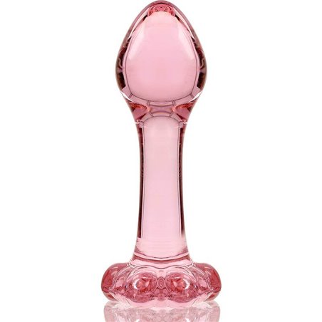 Nebula Series By Ibiza - Modello 2 Plug Anale Vetro Borosilicato 11 X 3,5 CM Rosa
