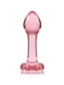 Nebula Series By Ibiza - Modello 2 Plug Anale Vetro Borosilicato 11 X 3,5 CM Rosa