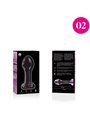 Nebula Series By Ibiza - Modello 2 Plug Anale Vetro Borosilicato 11 X 3,5 CM Rosa