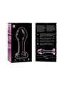 Nebula Series By Ibiza - Modello 2 Plug Anale Vetro Borosilicato 11 X 3,5 CM Rosa