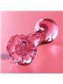 Nebula Series By Ibiza - Modello 2 Plug Anale Vetro Borosilicato 11 X 3,5 CM Rosa