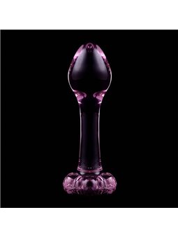 Nebula Series By Ibiza - Modello 2 Plug Anale Vetro Borosilicato 11 X 3,5 CM Rosa