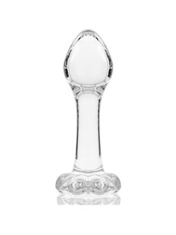 Nebula Series By Ibiza - Model 2 Anal Plug Borosilicate Glass 11 X 3.5 CM Clear