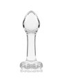 Nebula Series By Ibiza - Model 2 Anal Plug Borosilicate Glass 11 X 3.5 CM Clear