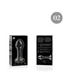 Nebula Series By Ibiza - Model 2 Anal Plug Borosilicate Glass 11 X 3.5 CM Clear